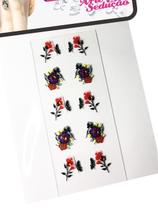 Kit 1.000 Adesivos de Unha 3D, Arte Sedução.