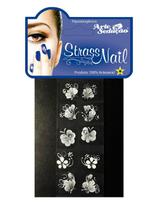 Kit 1.000 Adesivos Unhas Strass Nail, Artesanal, Branquinho