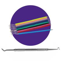 Kit 1.000 Borracha de Aparelho Ortodôntico Liga de Aparelho 10 Cores + 01 Aplicador Original