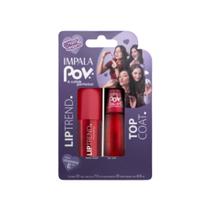 Kit 1.2 Impala POV - 1 Top Coat com 1 Gloss Labial - Antonela Kit 1.2 Impala POV - 1 Top Coat com 1 Gloss Labial - Antonela