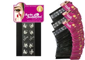 Kit 1.500 Adesivos Unhas Arte Sedução, Artesanal, Branquinho