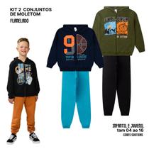 kit 1 a 4 Conjunto Moletom Infantil Juvenil Masculino Blusa Calça Flanelado Agasalho Menino Capuz Ziper Punho Tam 04-16 kit 1 a 4 Conjunto Moletom Infantil Juvenil Masculino Blusa Calça Flanelado Agasalho Menino Capuz Ziper Punho Tam 04-16