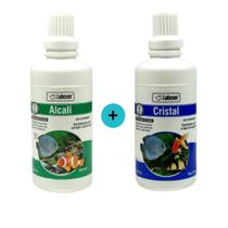Kit 1 Alcon Labcon Alcalizante Alcali 100ml + 1 Alcon Labcon Cristal 100ml