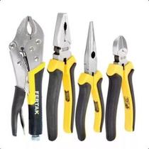 Kit 1 Alicate Universal 8 Pol com 1 de Corte Diagonal 6 Pol com 1 de Bico Meia Cana 6 Pol e 1 de Pressão 10 Pol Fertak Kit 1 Alicate Universal 8 Pol com 1 de Corte Diagonal 6 Pol com 1 de Bico Meia Cana 6 Pol e 1 de Pressão 10 Pol Fertak