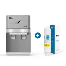 Kit 1 ano EOS - Purificador de Água EOS Mineralle EPC01S 110V + Filtro Refil EFP01 Prata
