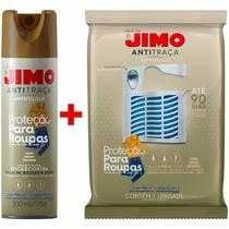 KIT 1 Antitraça Aerossol 300ml 175g 1 Antitraça Cartela Antipolilla JIMO