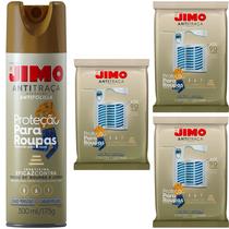 KIT 1 Antitraça Aerossol 300ml/175g + 3 Antitraça Cartela Antipolilla - JIMO