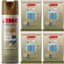 KIT 1 Antitraça Aerossol 300ml/175g + 4 Antitraça Cartela Antipolilla - JIMO
