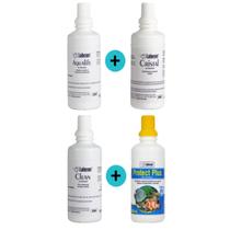 Kit 1 Aqualife 100ml + 1 Cristal 100ml + 1 Clean 100ml + 1 Protect Plus 100ml - Alcon