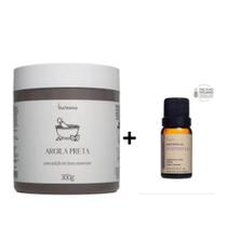 Kit 1 Argila Preta 300 gramas + 1 Óleo Essencial Patchouli 10ml Kit 1 Argila Preta 300 gramas + 1 Óleo Essencial Patchouli 10ml