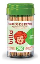 Kit 1 Bandeja C/16 Paliteiros De 250und Palito Sabor Menta