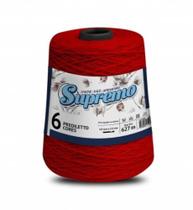 Kit 1 Barbante Supremo 600g - Nº6 cor Vermelho - Enovelar