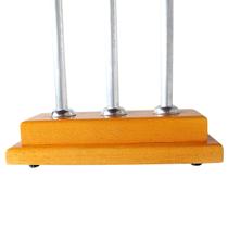 Kit -1 Base de Três Furo + 3 Mastro + 3 Ponteira 03 + 3 Canopla 01