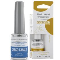 Kit 1 Base Fortalecedora 8ml + 1 Stop Unhas 9ml Casco Cavalo