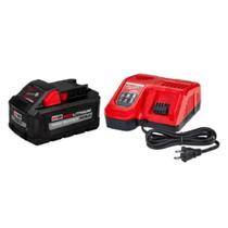 Kit 1 Bateria 18V 8Ah Ions De Litio + Carregador Rápido 48-4059 Milwaukee Unica