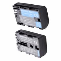 Kit 1 Bateria NPFM500H 1 Bateria LPE6N MemoryTec p Sony Alpha A58 A68 A77 A99 II A550 A700 e Canon EOS R5 R6 R7 5D Mark II III IV 6D 7D 60D 70D