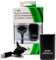 Kit 1 Bateria Para Controle X360 + 1 Cabo Carregador