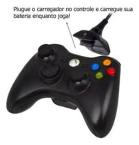 Kit 1 Bateria Para Controle Xbox 360 + 1 Cabo Carregador Kit 1 Bateria Para Controle Xbox 360 + 1 Cabo Carregador