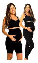 Kit 1 Bermuda Sustentação + 1 Legging Para Gestante Trifil