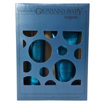 Kit 1 Body Splash 260ml + 1 Loção Hidratante Corporal 200ml Turquoise Giovanna Baby