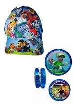 Kit 1 Boné + 1 Ioio Patrulha Canina Marshal Chase Skye Zuma