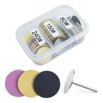 Kit 1 Broca Disco + 60 Lixa Refil Gramatura 80 150 240 Kit 1 Broca Disco + 60 Lixa Refil Gramatura 80 150 240