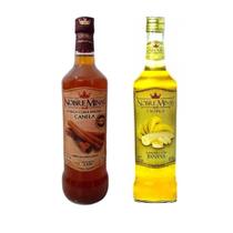 Kit 1 Cachaça de Rapadura com Canela + 1 Cachaça de Rapadura com Banana 670 ml - Nobre Minas