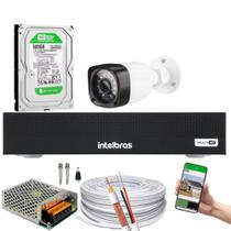 Kit 1 Cam Fullhd 1080p + Dvr 3004-C Full Hd Completo