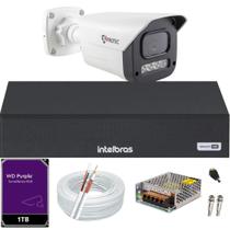 Kit 1 Câmera 1080p Full Color C/Áudio Dvr Intelbras 4ch 1TB Purple Kit 1 Câmera 1080p Full Color C/Áudio Dvr Intelbras 4ch 1TB Purple