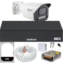 Kit 1 Câmera 1080p Full Color C/Áudio Dvr Intelbras 4ch 1TB