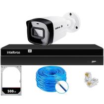 Kit 1 Câmera IP Vipc Intelbras NVD 1404P HD 500GB