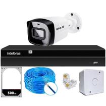 Kit 1 Câmera IP Vipc Intelbras NVD 1404P HD 500GB