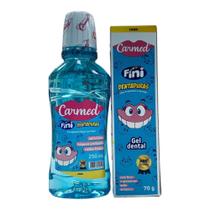 Kit 1- carmed Fini gel dental 70g + 1- Enxaguante 250ml Dentadura