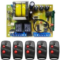 Kit - 1 Central De Comando Ga + 05 Ctrls Code Learning 5003 Kit - 1 Central De Comando Ga + 05 Ctrls Code Learning 5003
