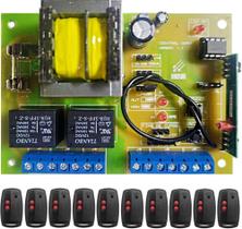 Kit 1 Central De Comando Gars + 10 Ctrls Code Learning 5001