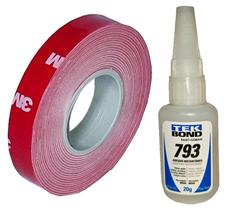 Kit 1 cola tekbond 793 20g e 1 fita dupla face 3 metros 11 mm x 0,8 mm massa branca
