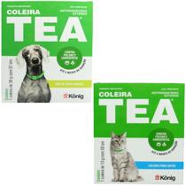 Kit 1 Coleira Contra Pulgas E Carrapatos Cães Grandes Com 57cm e 1 Coleira Gatos Com 33cm Kit 1 Coleira Contra Pulgas E Carrapatos Cães Grandes Com 57cm e 1 Coleira Gatos Com 33cm