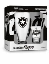 Kit 1 copo munich e 1 copo dose botafogo - BRASFOOT Kit 1 copo munich e 1 copo dose botafogo - BRASFOOT