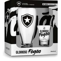 Kit 1 copo munich e 1 copo dose botafogo Kit 1 copo munich e 1 copo dose botafogo