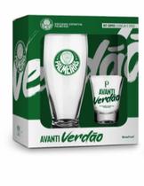 Kit 1 copo para cerveja e 1 copo dose palmeiras