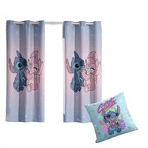 Kit 1 Cortina blackout 240x170 E 1 Capa Almofada Disney