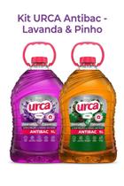 Kit 1 Desinfetantes Urca Lavanda 5l + 1 Desinfetante Urca Pinho 5l