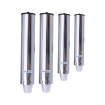 Kit 1 Dispenser Redondo 200ml Inox + 1 Dispenser Redondo 300ml Inox + 2 Dispensers Redondo 400ml Inox