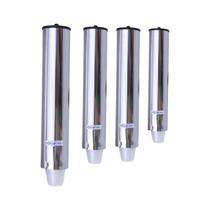 Kit 1 Dispenser Redondo 200ml Inox + 1 Dispenser Redondo 400ml Inox + 2 Dispensers Redondo 300ml Inox