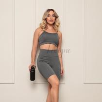 Kit 1 e 2 Bermuda Feminina Ciclista Suplex Premium Shorts até G3