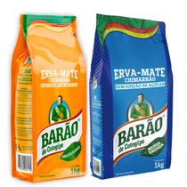 Kit 1 Erva-mate Barão Moída Grossa e Tradicional Chimarrão Kit 1 Erva-mate Barão Moída Grossa e Tradicional Chimarrão