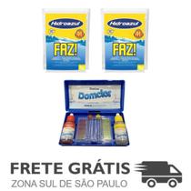 Kit 1 Estojo de pH 2 Cloro Faz Saco HidroAzul