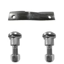 Kit 1 faca roçadeira tatu/baldan rs1044 + 2 parafuso 9147