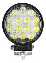 Kit 1 Farol Milha Auxiliar 14 Led Bola Agrícola Off Road 48w