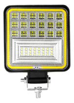 Kit 1 Farol Milha Auxiliar Com Pisca Agrícola Off Road 126w